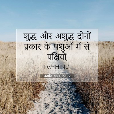 उत्पत्ति 7:8 बाइबल आयत की व्याख्या