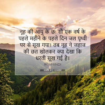 उत्पत्ति 8:13 बाइबल आयत की व्याख्या