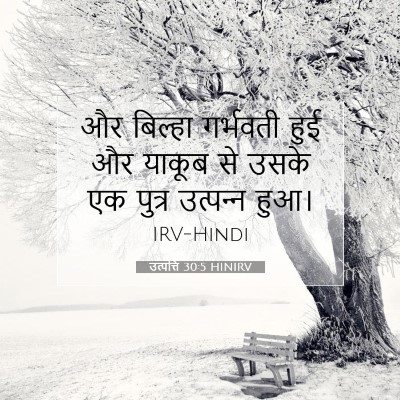 उत्पत्ति 30:5 HINIRV बाइबल आयत इमेज