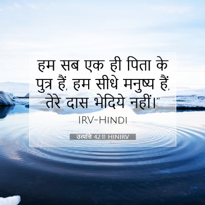 उत्पत्ति 42:11 बाइबल आयत की व्याख्या