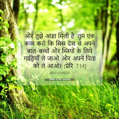 उत्पत्ति 45:19 बाइबल आयत की व्याख्या