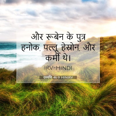 उत्पत्ति 46:9 HINIRV बाइबल आयत इमेज