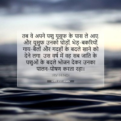उत्पत्ति 47:17 बाइबल आयत की व्याख्या