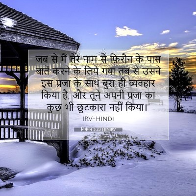निर्गमन 5:23 HINIRV बाइबल आयत इमेज