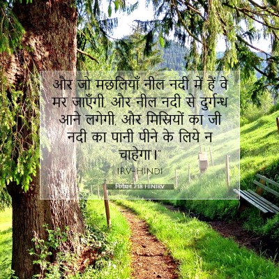 निर्गमन 7:18 HINIRV बाइबल आयत इमेज