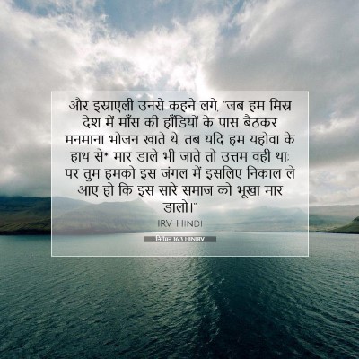 निर्गमन 16:3 HINIRV बाइबल आयत इमेज