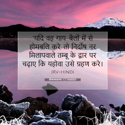 लैव्यव्यवस्था 1:3 बाइबल आयत की व्याख्या