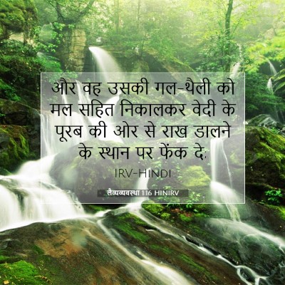 लैव्यव्यवस्था 1:16 बाइबल आयत की व्याख्या