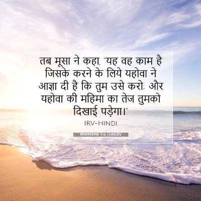 लैव्यव्यवस्था 9:6 HINIRV बाइबल आयत इमेज