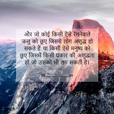 लैव्यव्यवस्था 22:5 बाइबल आयत की व्याख्या
