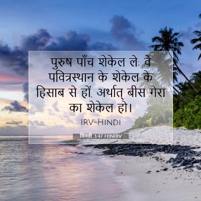 गिनती 3:47 बाइबल आयत की व्याख्या