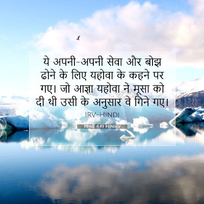 गिनती 4:49 बाइबल आयत की व्याख्या