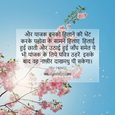 गिनती 6:20 बाइबल आयत की व्याख्या