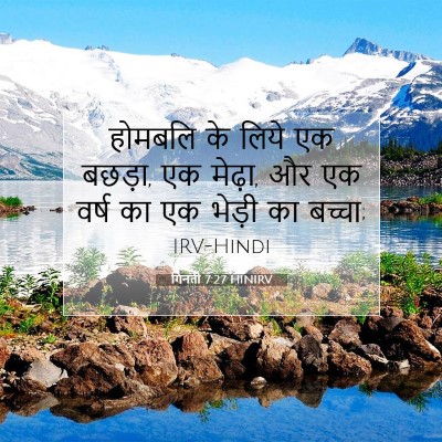 गिनती 7:27 बाइबल आयत की व्याख्या