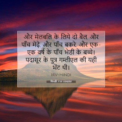 गिनती 7:59 बाइबल आयत की व्याख्या