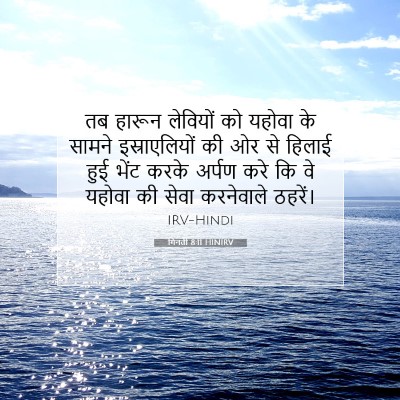 गिनती 8:11 बाइबल आयत की व्याख्या