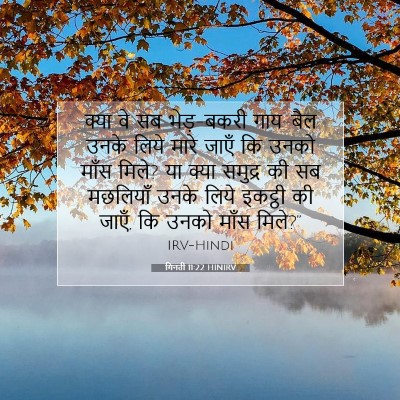 गिनती 11:22 बाइबल आयत की व्याख्या