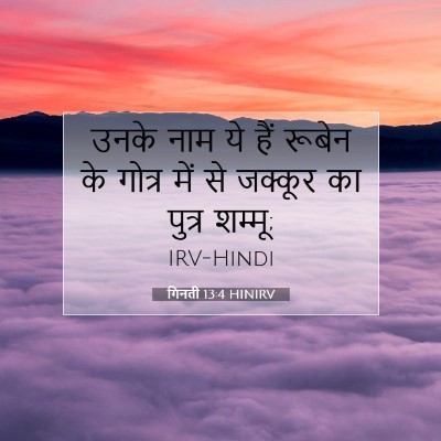 गिनती 13:4 बाइबल आयत की व्याख्या
