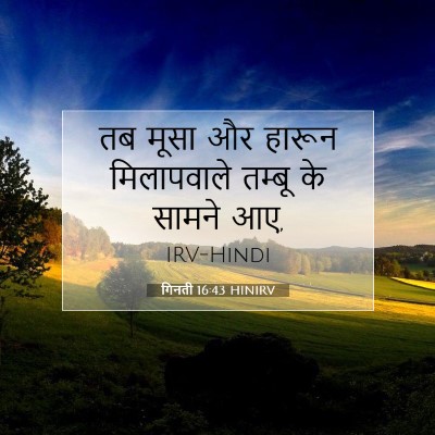 गिनती 16:43 बाइबल आयत की व्याख्या