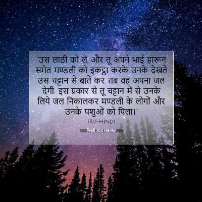 गिनती 20:8 बाइबल आयत की व्याख्या