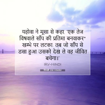 गिनती 21:8 बाइबल आयत की व्याख्या
