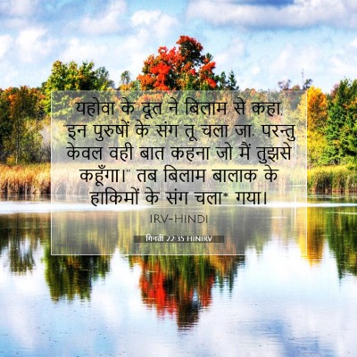गिनती 22:35 बाइबल आयत की व्याख्या