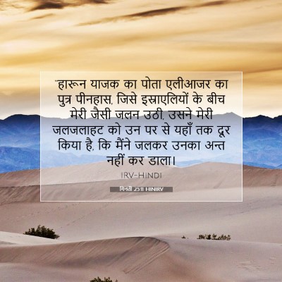 गिनती 25:11 बाइबल आयत की व्याख्या