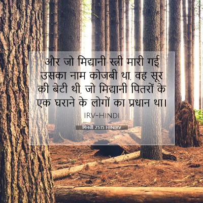 गिनती 25:15 बाइबल आयत की व्याख्या