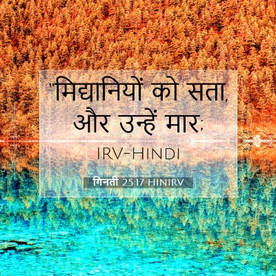 गिनती 25:17 बाइबल आयत की व्याख्या