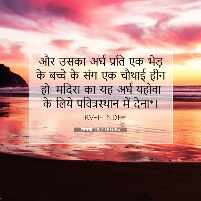 गिनती 28:7 बाइबल आयत की व्याख्या