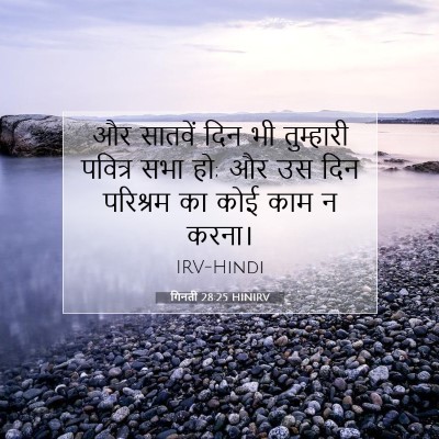 गिनती 28:25 बाइबल आयत की व्याख्या