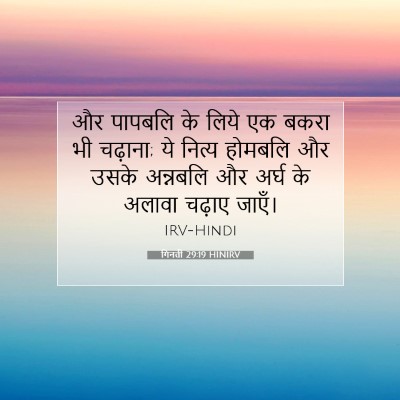 गिनती 29:19 बाइबल आयत की व्याख्या