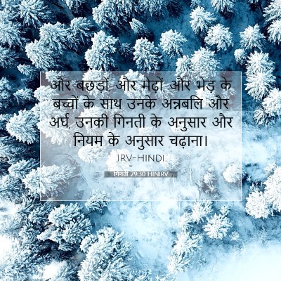 गिनती 29:30 बाइबल आयत की व्याख्या
