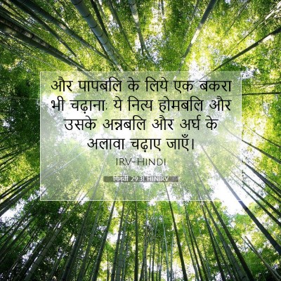 गिनती 29:31 बाइबल आयत की व्याख्या