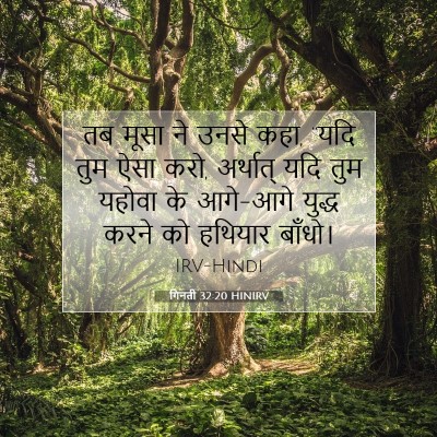 गिनती 32:20 HINIRV बाइबल आयत इमेज