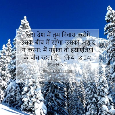 गिनती 35:34 बाइबल आयत की व्याख्या