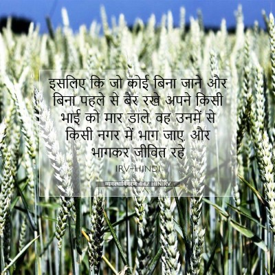 व्यवस्थाविवरण 4:42 बाइबल आयत की व्याख्या