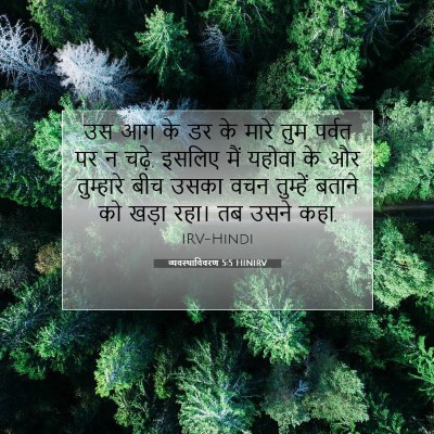 व्यवस्थाविवरण 5:5 HINIRV बाइबल आयत इमेज