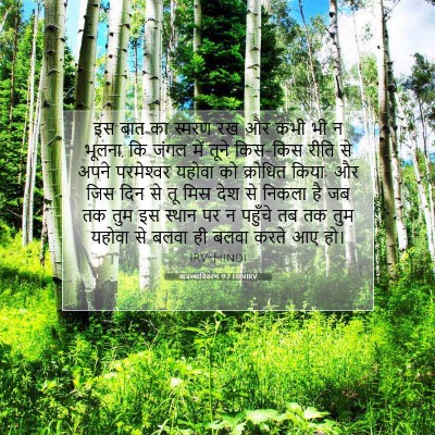 व्यवस्थाविवरण 9:7 बाइबल आयत की व्याख्या