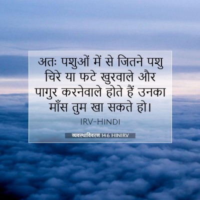 व्यवस्थाविवरण 14:6 बाइबल आयत की व्याख्या