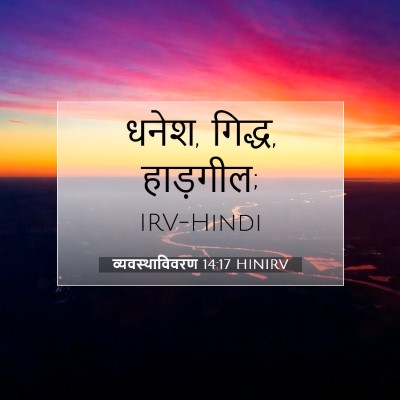 व्यवस्थाविवरण 14:17 बाइबल आयत की व्याख्या