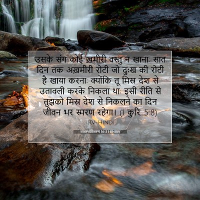 व्यवस्थाविवरण 16:3 HINIRV बाइबल आयत इमेज