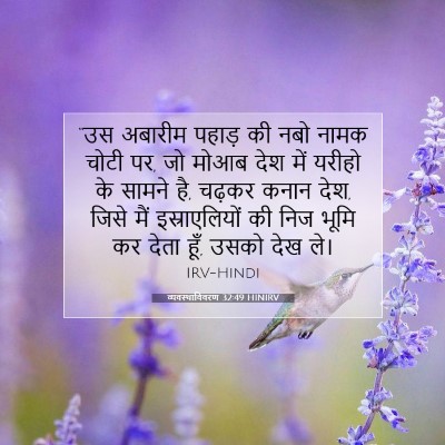 व्यवस्थाविवरण 32:49 HINIRV बाइबल आयत इमेज