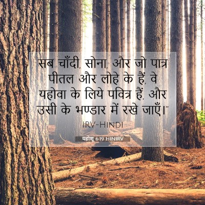 यहोशू 6:19 HINIRV बाइबल आयत इमेज