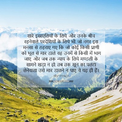 यहोशू 20:9 बाइबल आयत की व्याख्या