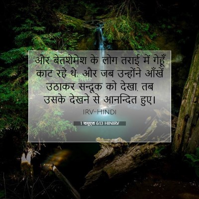1 शमूएल 6:13 बाइबल आयत की व्याख्या