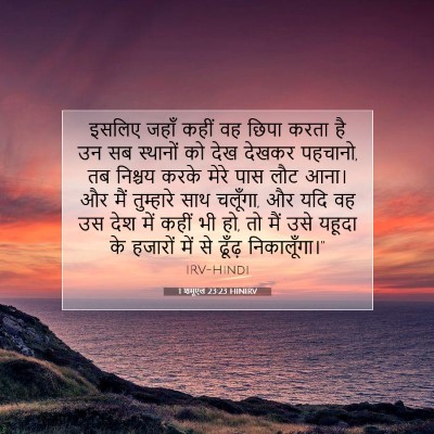 1 शमूएल 23:23 HINIRV बाइबल आयत इमेज