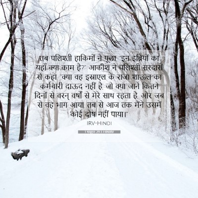 1 शमूएल 29:3 HINIRV बाइबल आयत इमेज