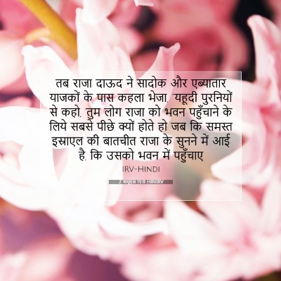 2 शमूएल 19:11 HINIRV बाइबल आयत इमेज