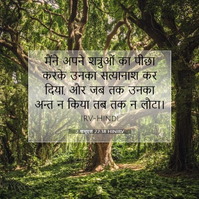 2 शमूएल 22:38 बाइबल आयत की व्याख्या